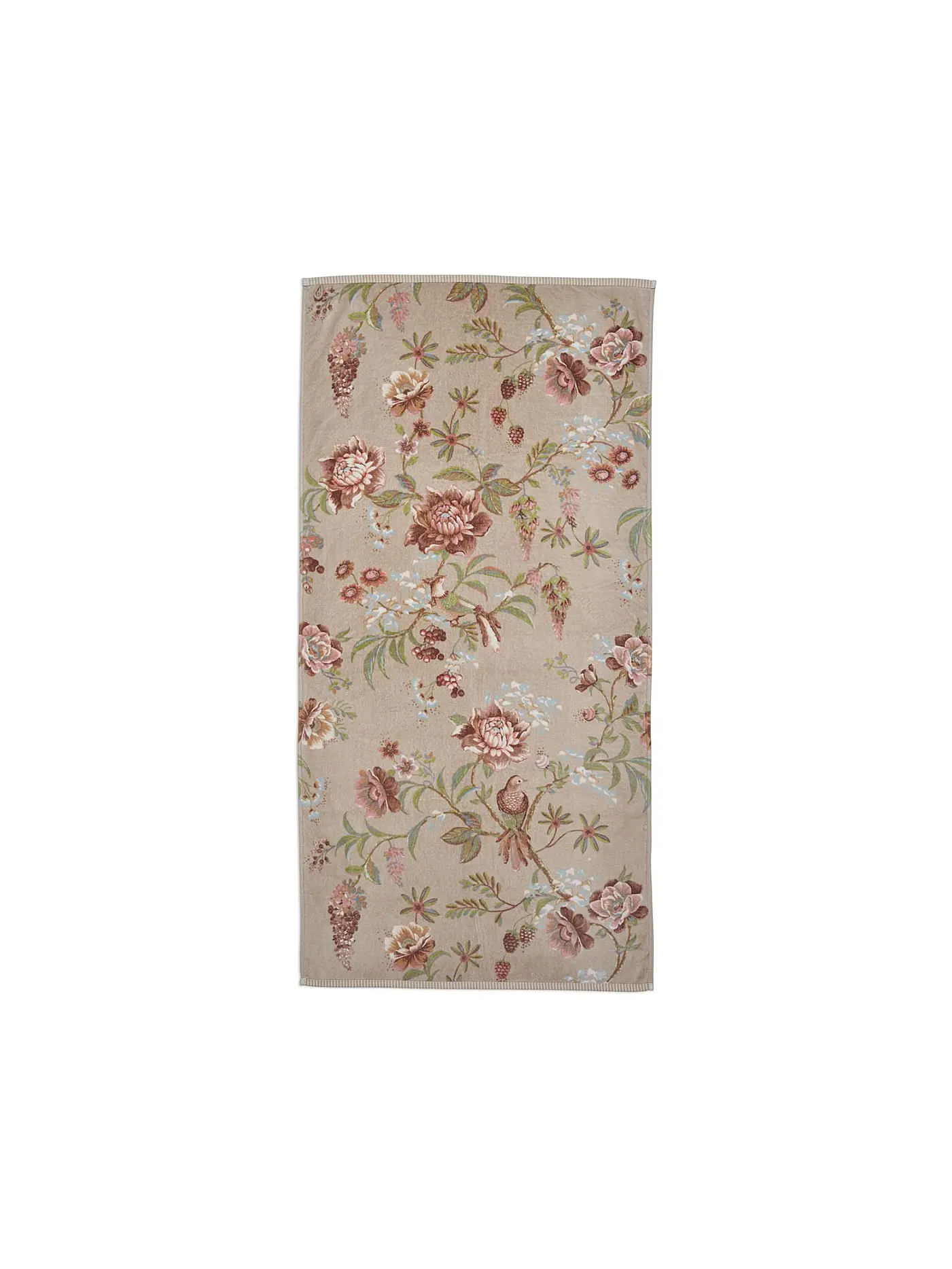 PIP STUDIO | Duschtuch 70x140cm SECRET GARDEN Mauve | hellbraun